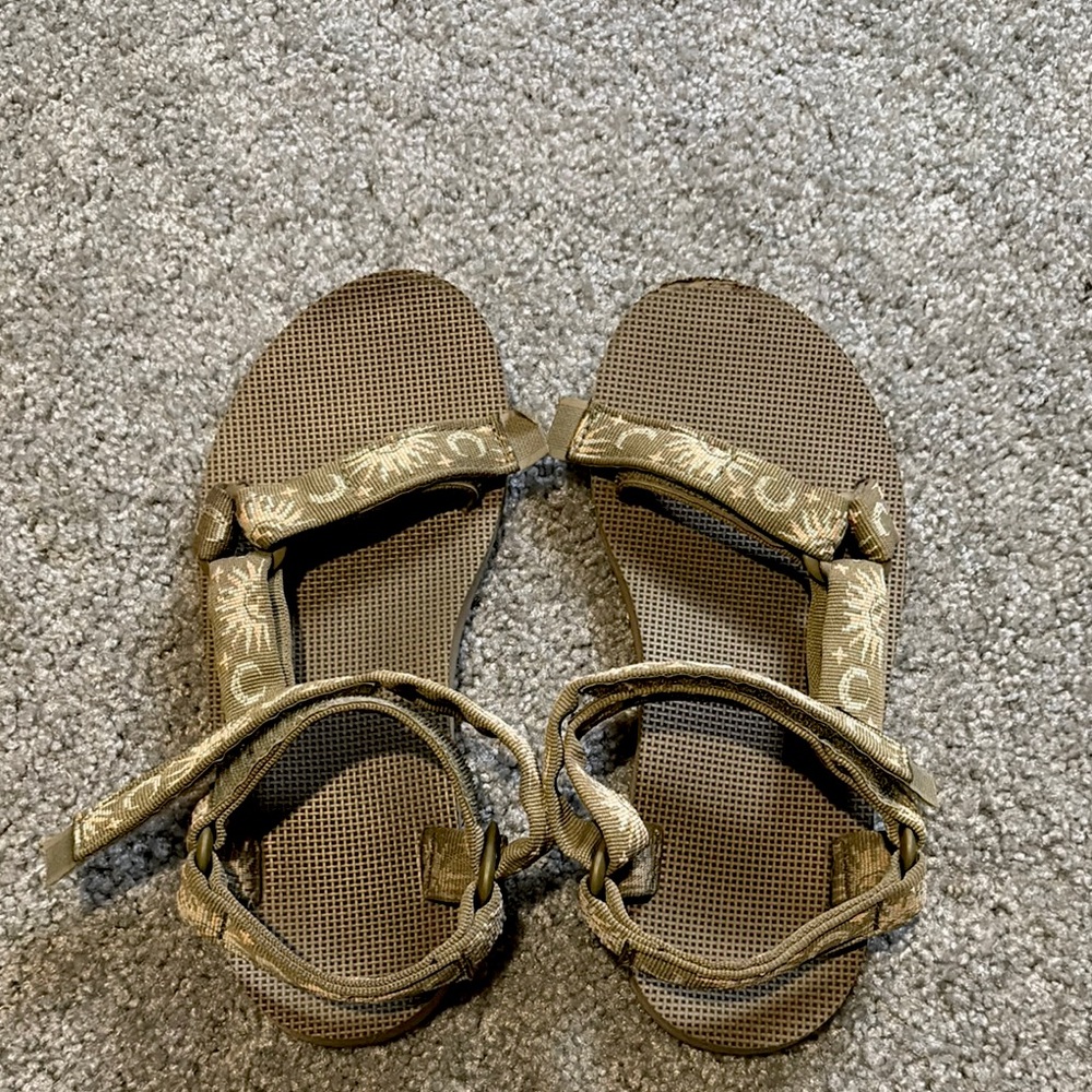 Sage Green Teva Moon Sandals